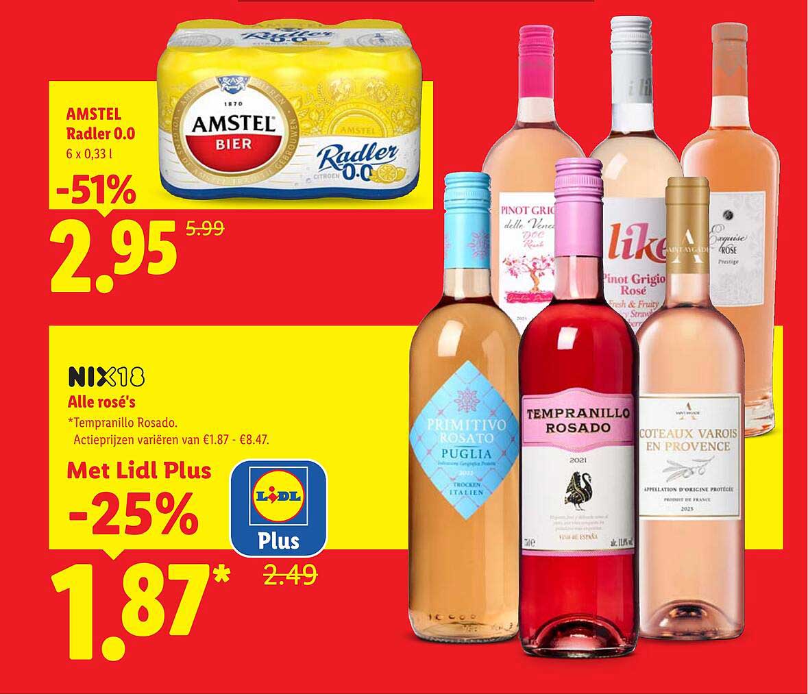AMSTEL Radler 0.0 6 x 0,33 l