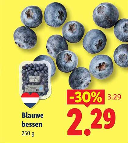 Blauwe bessen 250 g