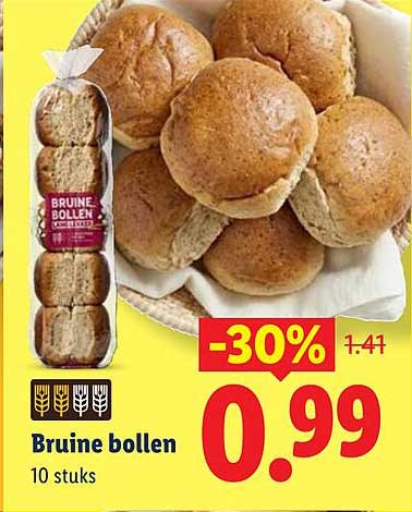 Bruine bollen 10 stuks