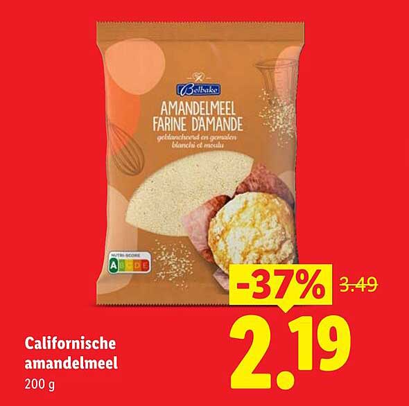 Californische amandelmeel 200 g