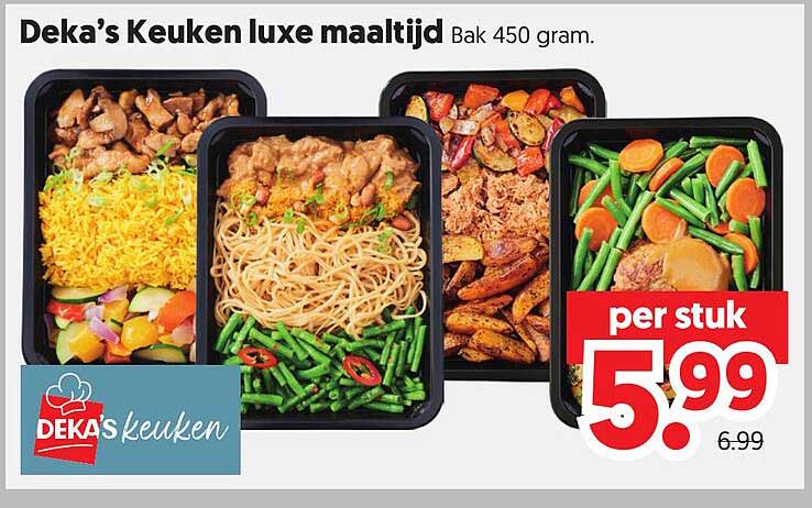 Deka’s Keuken luxe maaltijd Bak 450 gram