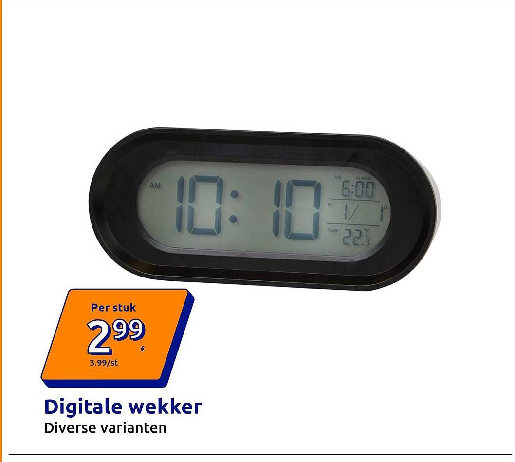 Digitale wekker Diverse varianten