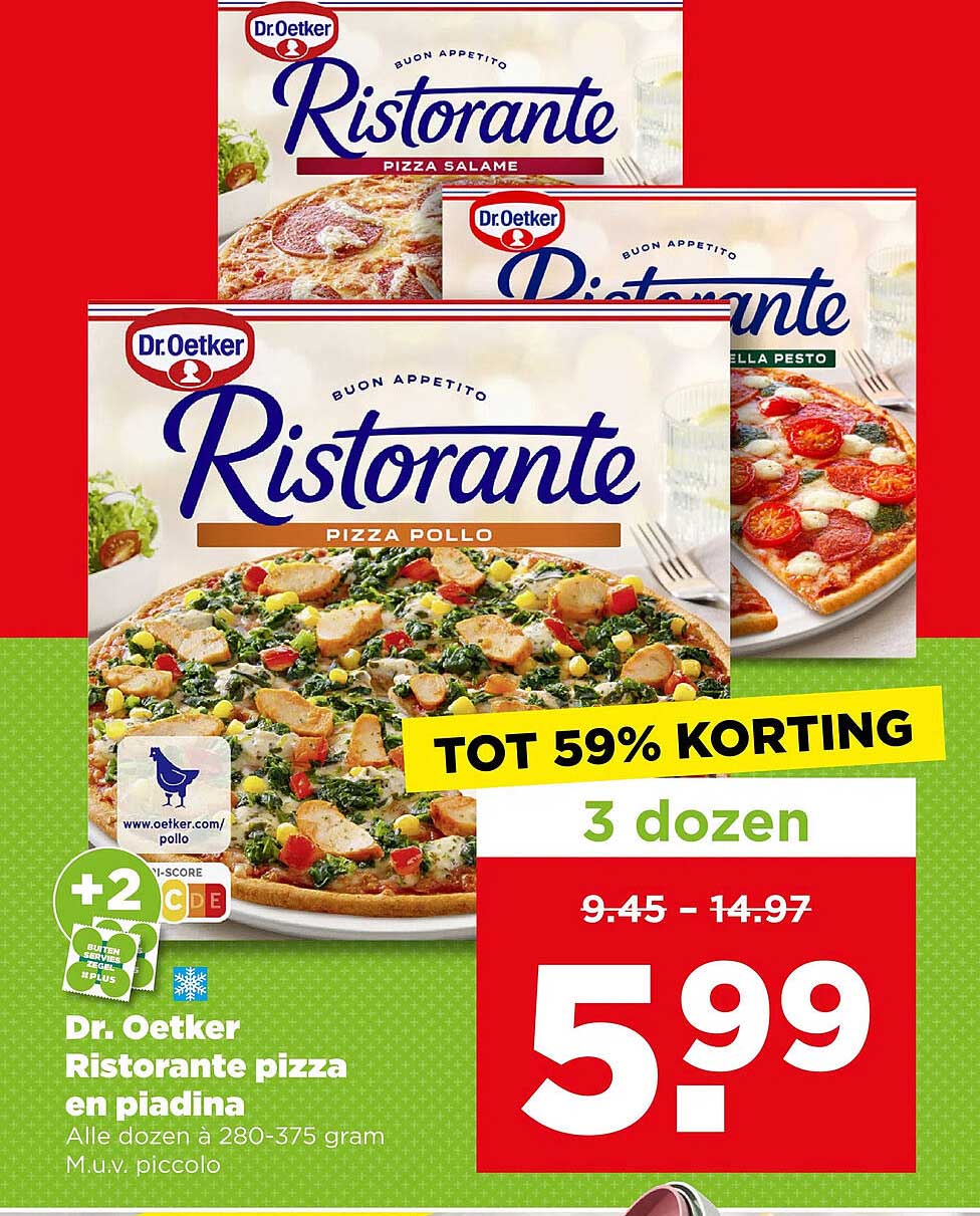 Dr. Oetker Ristorante pizza en piadina +2