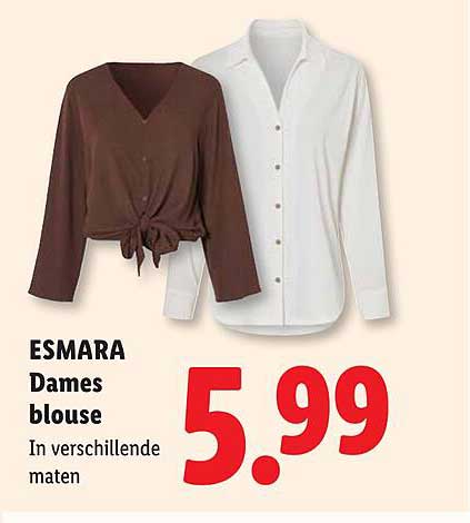 ESMARA Dames blouse