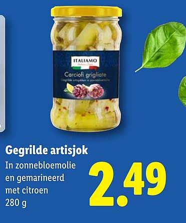 Gegrilde artisjok
