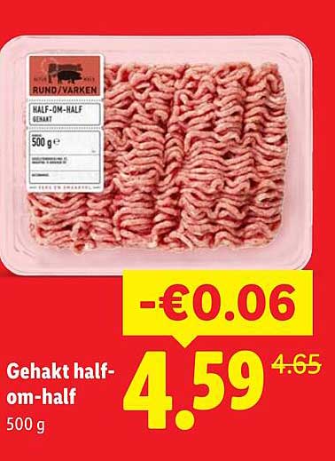 Gehakt half-om-half 500 g