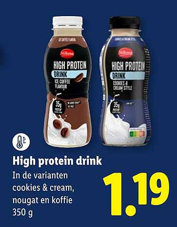 High protein drink