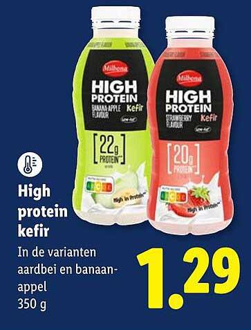 High protein kefir