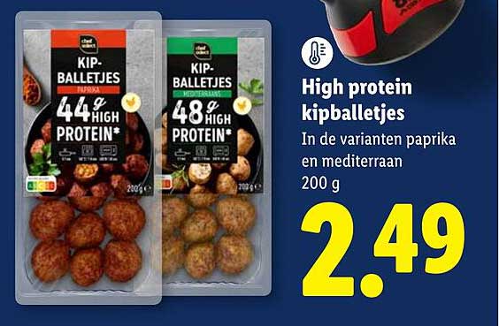 High protein kipballetjes