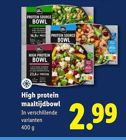 High protein maaltijdbowl