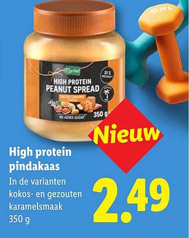 High protein pindakaas
