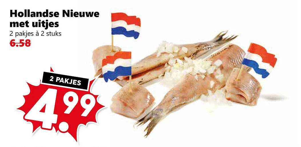 Hollandse Nieuwe met uitjes