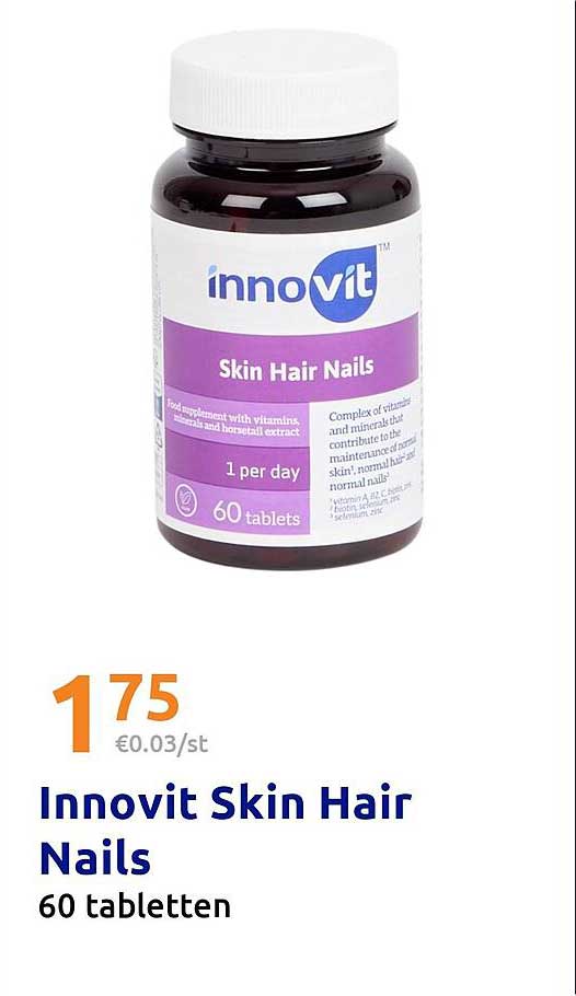 Innovit Skin Hair Nails 60 tabletten