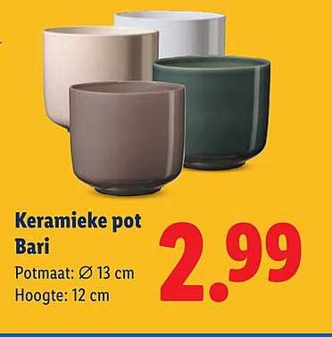 Keramieke pot Bari