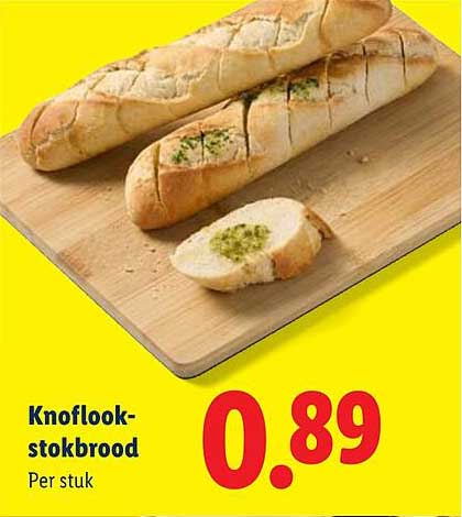 Knoflook-stokbrood