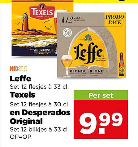 Leffe Texels en Desperados Original