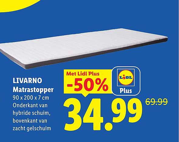 LIVARNO Matrastopper Met Lidl Plus -50%