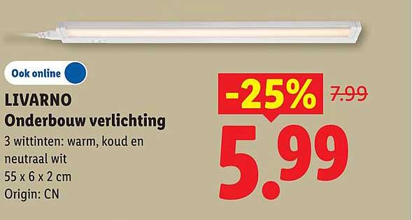 LIVARNO Onderbouw verlichting
