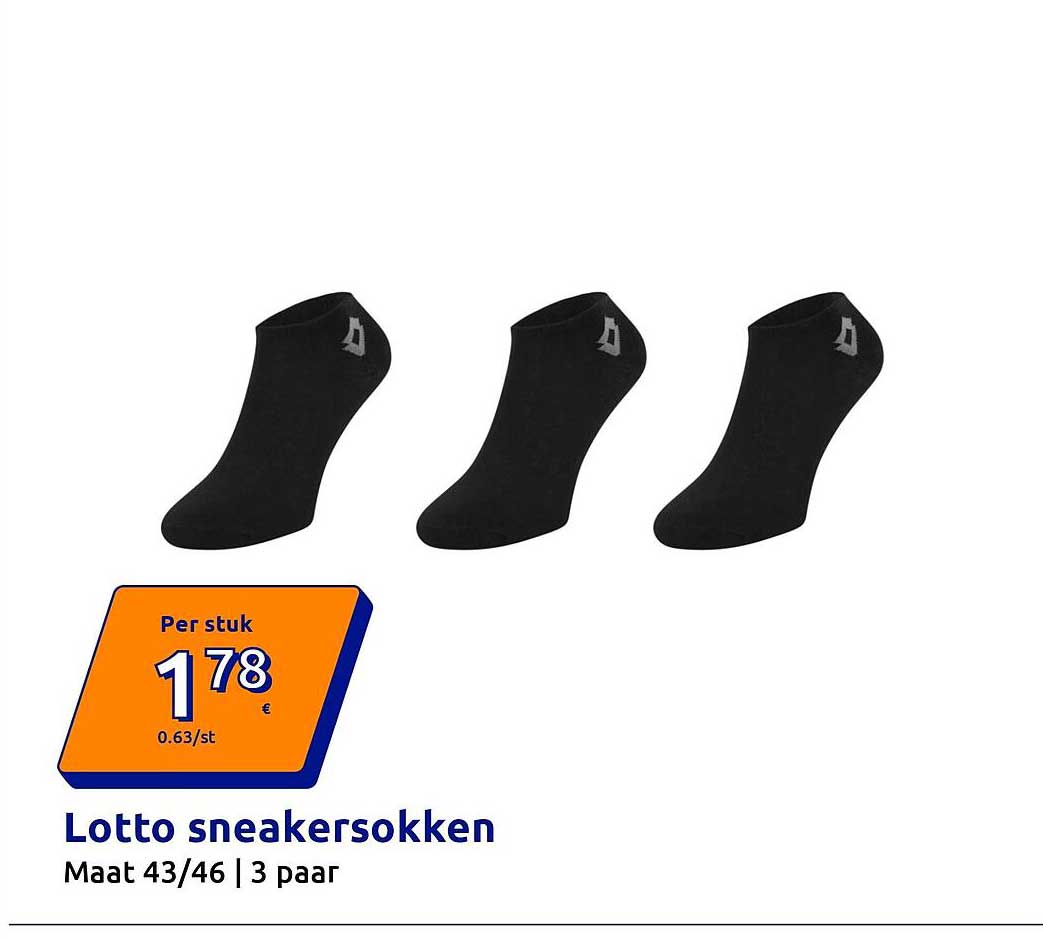 Lotto sneakersokken