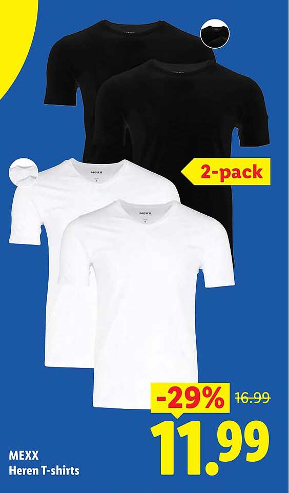 MEXX Heren T-shirts 2-pack -29%
