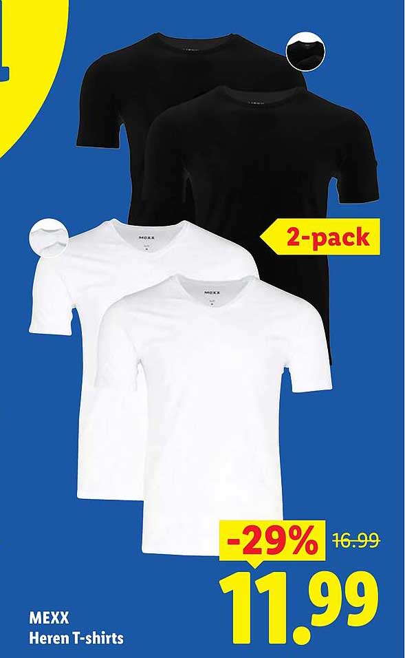 MEXX Heren T-shirts 2-pack -29%