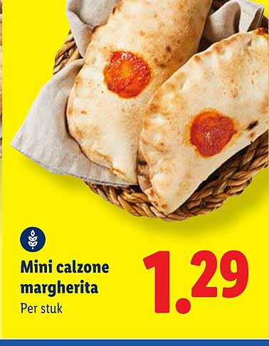 Mini calzone margherita