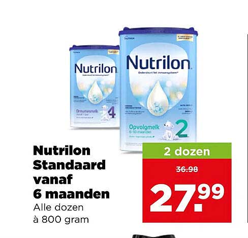 Nutrilon Standaard vanaf 6 maanden Alle dozen à 800 gram