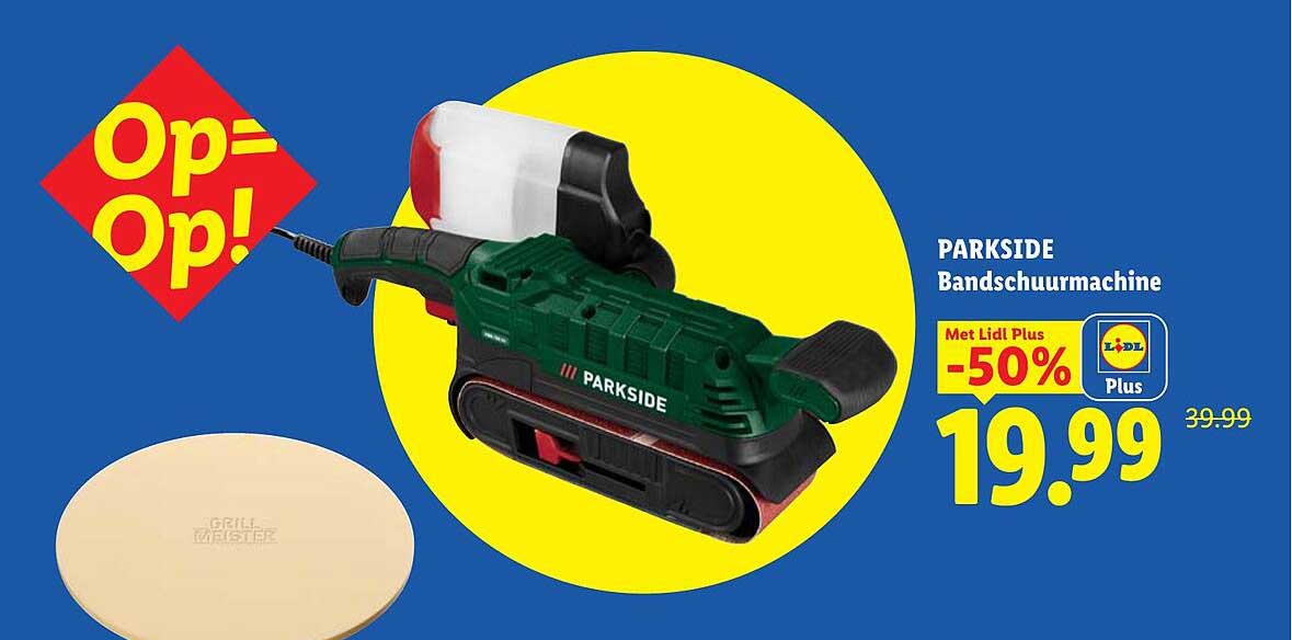 PARKSIDE Bandschuurmachine Met Lidl Plus -50%