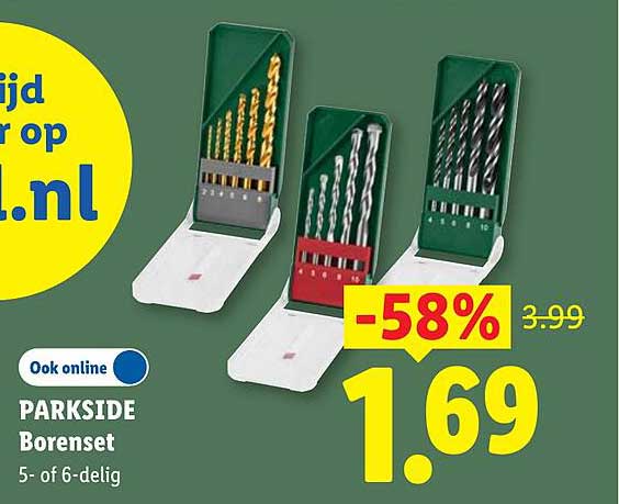 PARKSIDE Borenset 5- of 6-delig