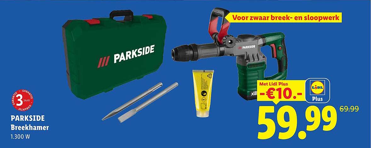 PARKSIDE Breekhamer 1.300 W -€10.-