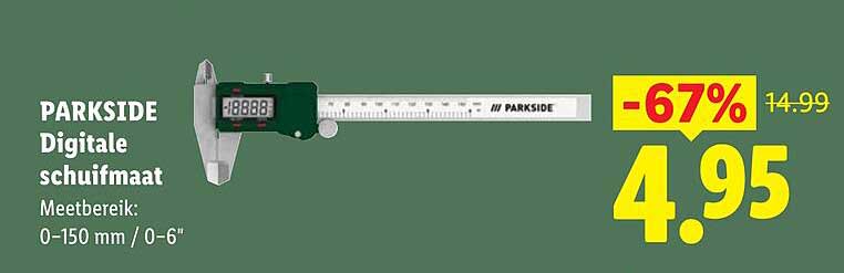 PARKSIDE Digitale schuifmaat