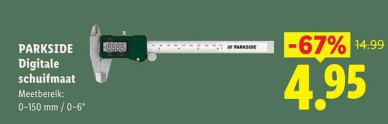 PARKSIDE Digitale schuifmaat