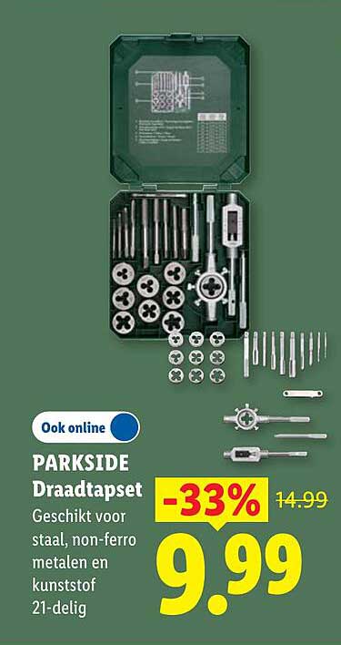 PARKSIDE Draadtapset