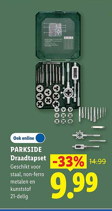 PARKSIDE Draadtapset