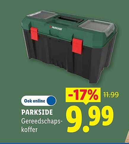 PARKSIDE Gereedschapskoffer -17%