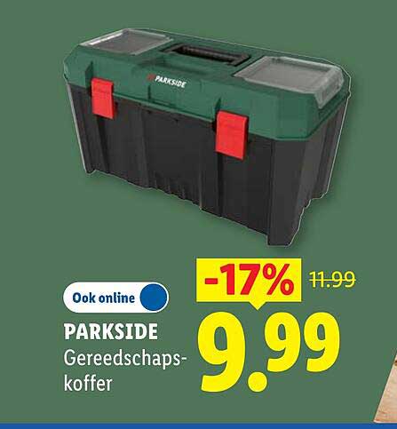 PARKSIDE Gereedschapskoffer -17%