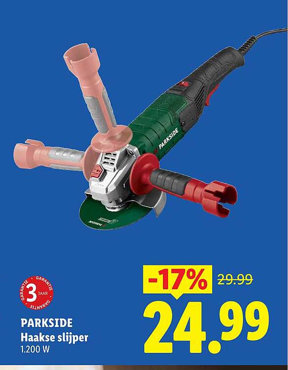 PARKSIDE Haakse slijper 1.200 W -17%