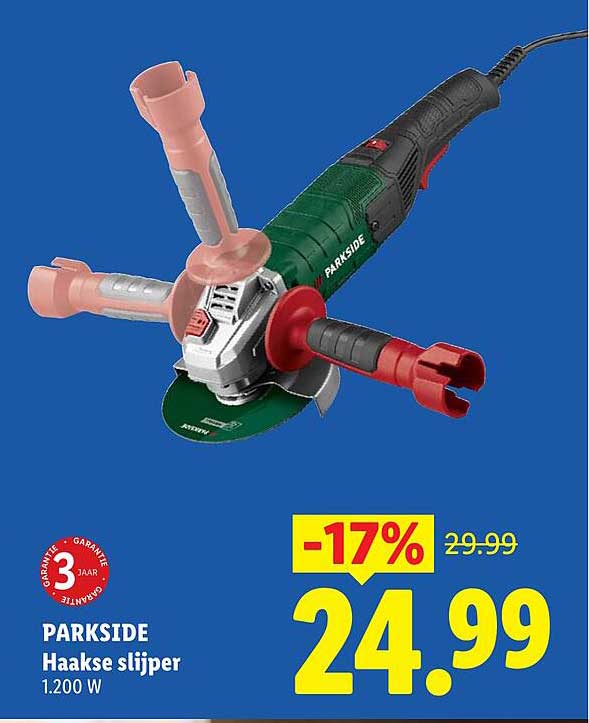 PARKSIDE Haakse slijper 1.200 W