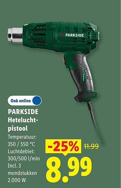 PARKSIDE Heteluchtpistool -25%