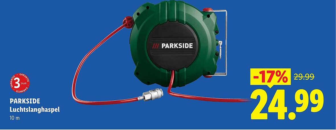 PARKSIDE Luchtslanghaspel 10 m