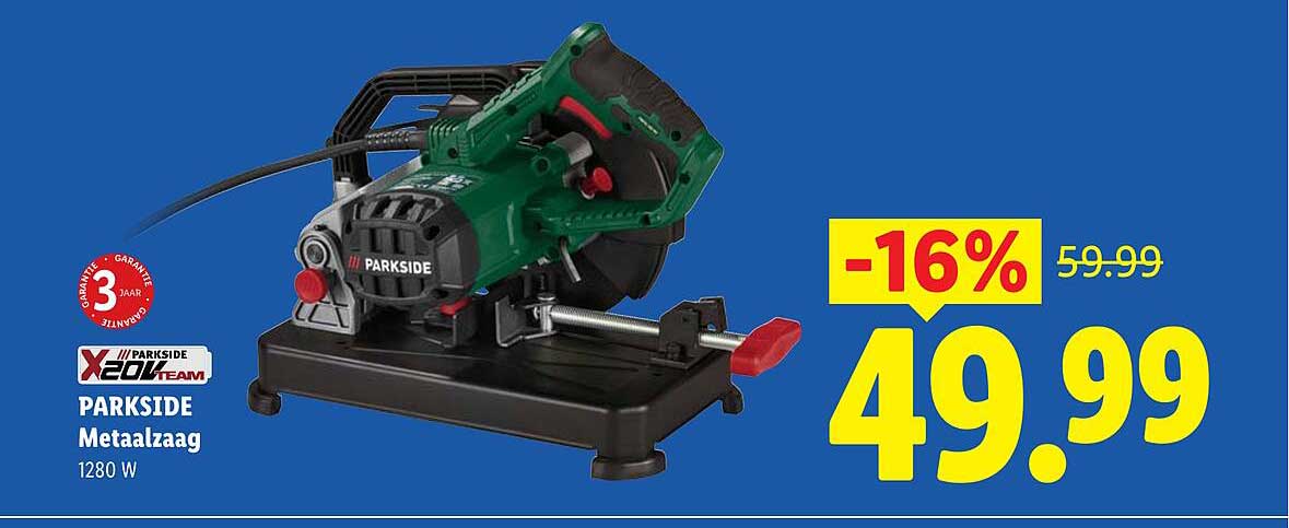 PARKSIDE Metaalzaag 1280 W