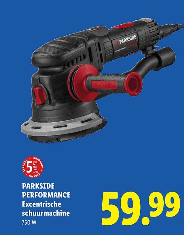 PARKSIDE PERFORMANCE Excentrische schuurmachine 750 W