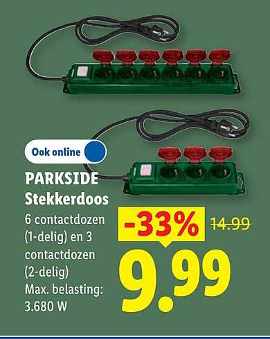 PARKSIDE Stekkerdoos