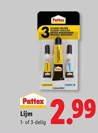 Pattex Lijm 1- of 3-delig