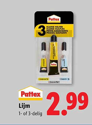 Pattex Lijm 1- of 3-delig
