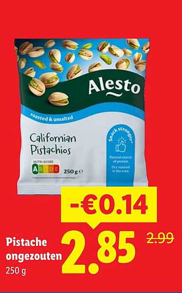 Pistache ongezouten 250 g