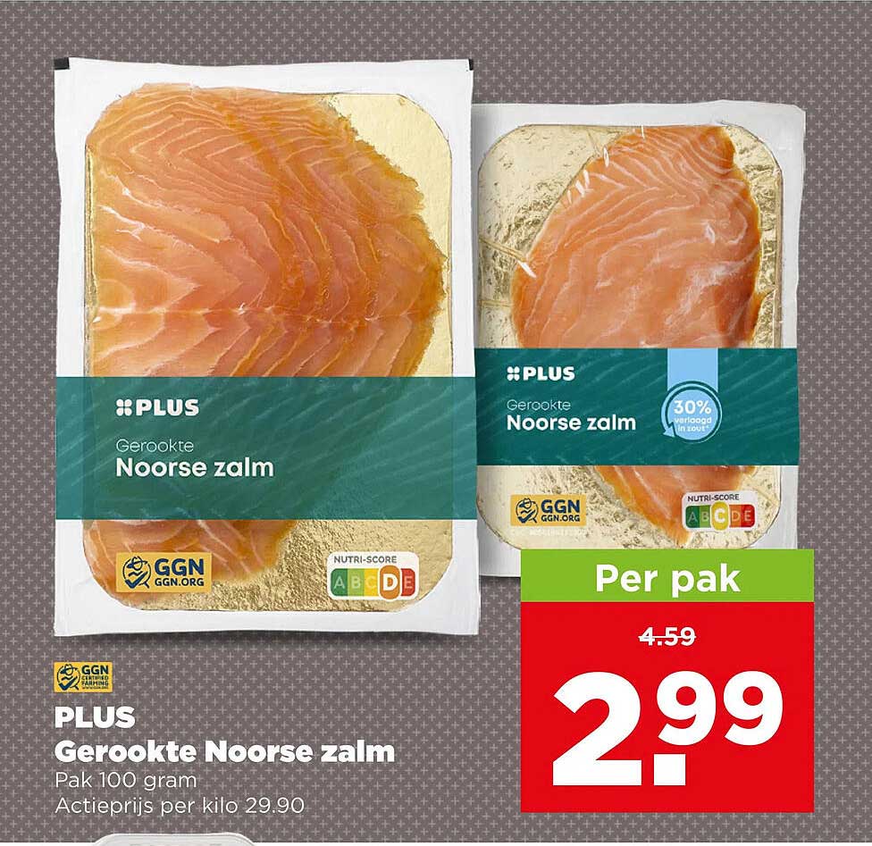 PLUS Gerookte Noorse zalm