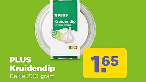 PLUS Kruidendip Bakje 200 gram