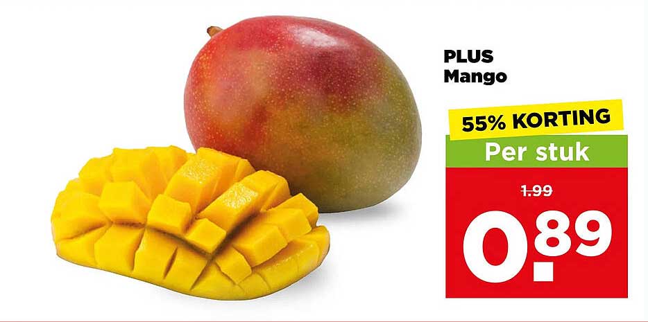 PLUS Mango 55% KORTING Per stuk