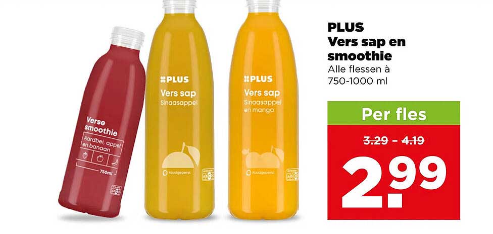 PLUS Vers sap en smoothie